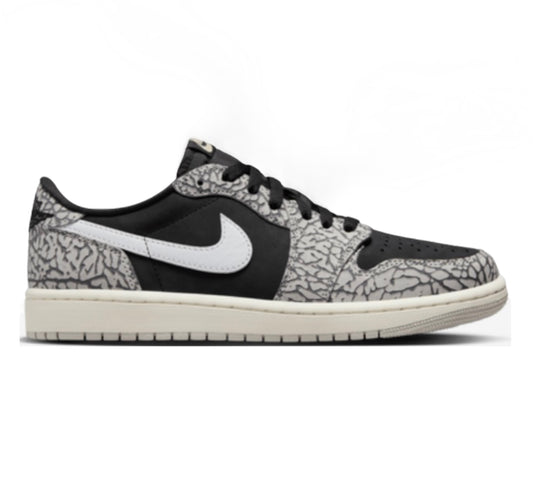Nike Air Jordan 1 Low Retro OG 'Black Cement' Men's
