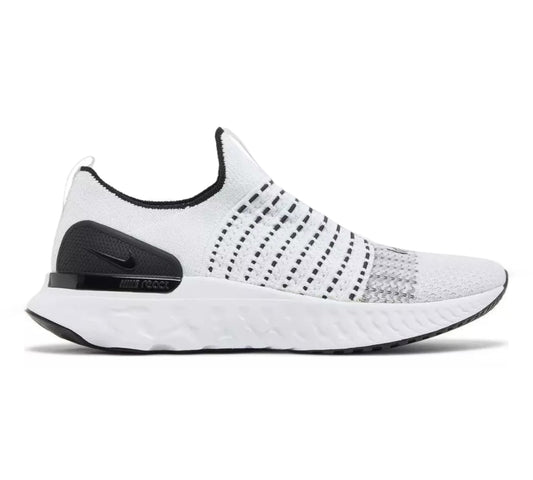Nike React Phantom Run Flyknit 2 'True White/Oreo' Men's