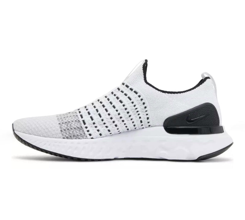 Nike React Phantom Run Flyknit 2 'True White/Oreo' Men's