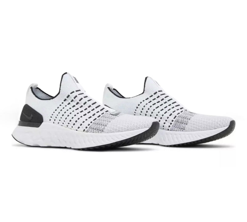 Nike React Phantom Run Flyknit 2 'True White/Oreo' Men's