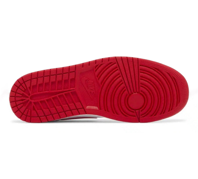 Nike Air Jordan 1 Low Retro OG 'White/Univerity Red' Men's