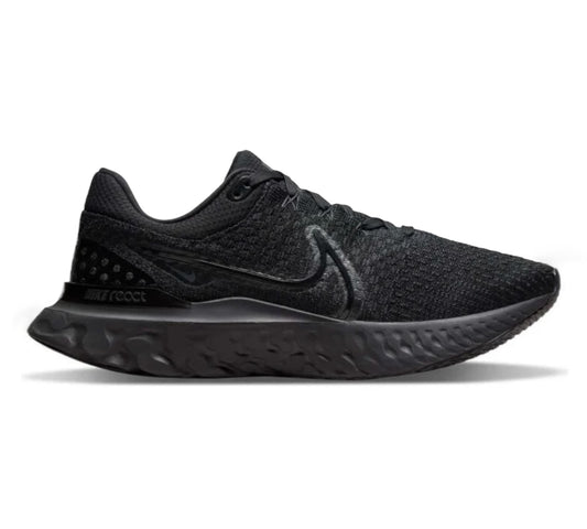 Nike React Infinity Run Flyknit 3 'Triple Black' Men's