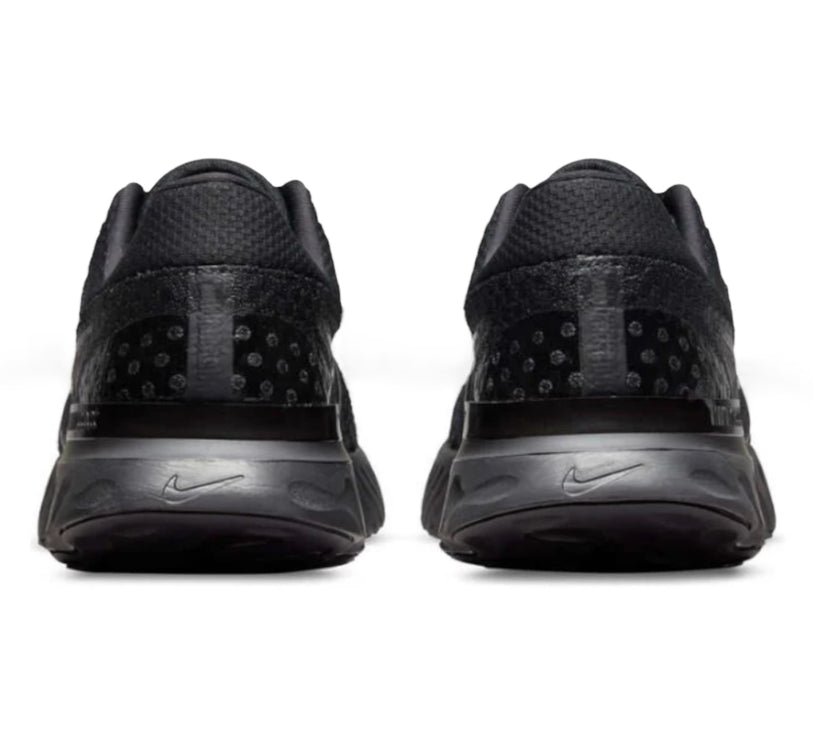 Nike React Infinity Run Flyknit 3 'Triple Black' Men's
