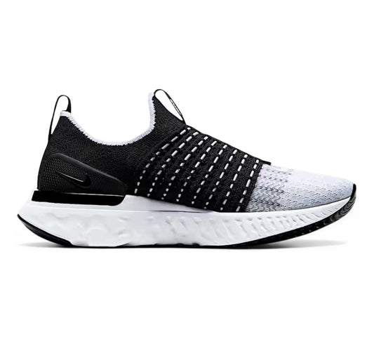 Nike React Phantom Run Flyknit 2 'Black/White' Women's