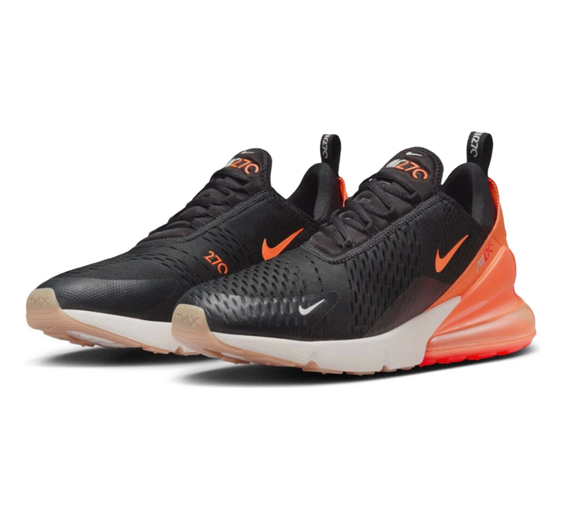 Nike Air Max 270 'Black/Total Orange' GS/Women's