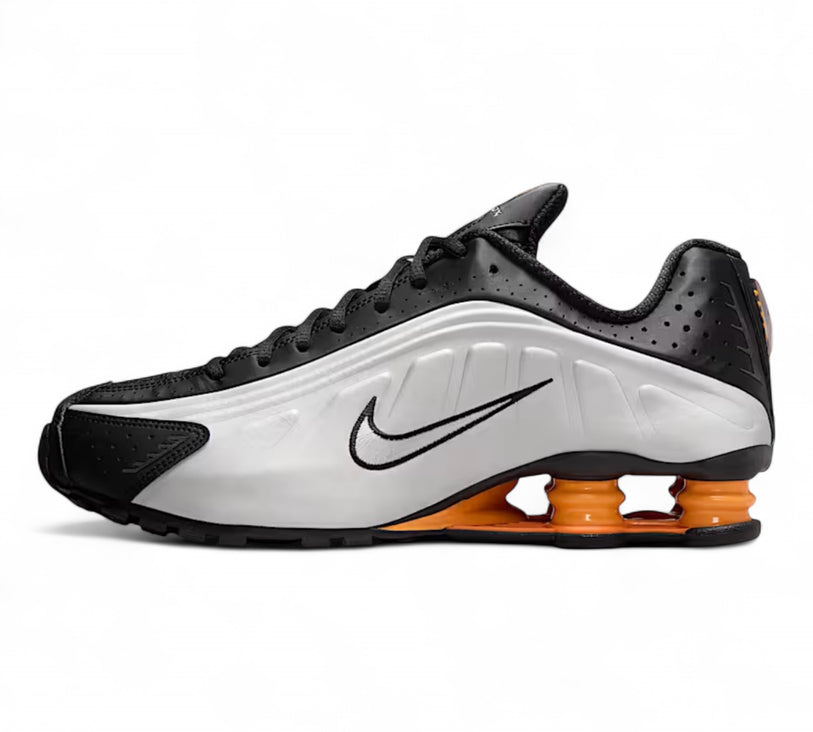 Nike Shox R4 'Black/Grey/Mandarin' Men's