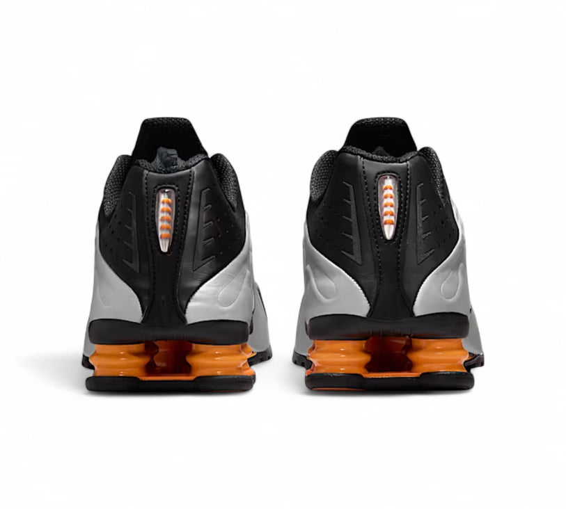 Nike Shox R4 'Black/Grey/Mandarin' Men's