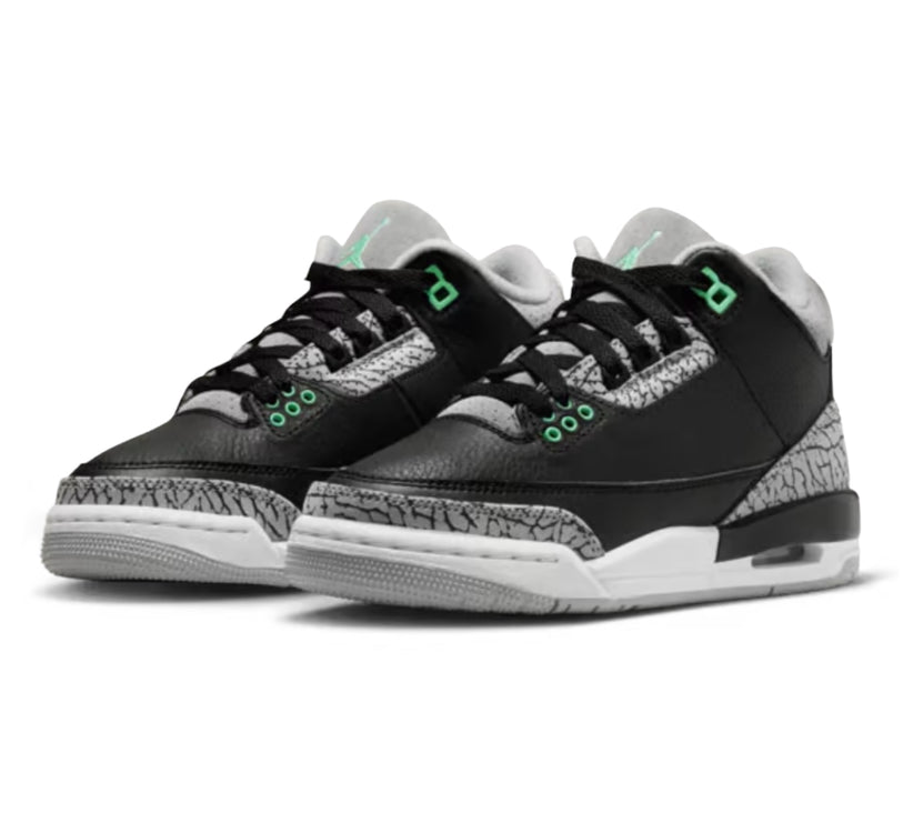 Nike Air Jordan 3 Retro 'Green Glow' GS/Women's