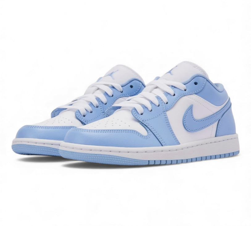 Nike Air Jordan 1 Low 'White/Aluminum' Women's
