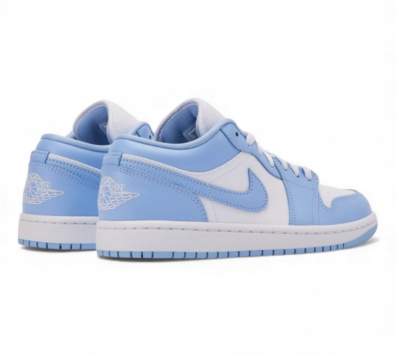 Nike Air Jordan 1 Low 'White/Aluminum' Women's
