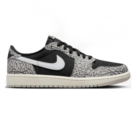 Nike Air Jordan 1 Low Retro OG 'Black Cement' Men's