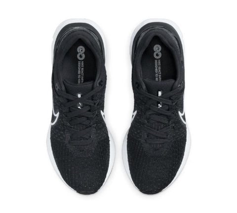 Nike React Infinity Run Flyknit 3 'Black/White' Women's