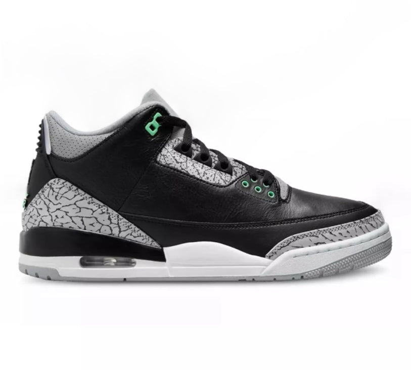 Nike Air Jordan 3 Retro 'Green Glow' Men's