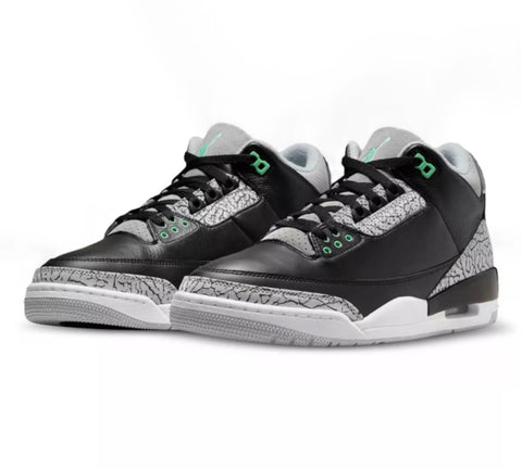 Nike Air Jordan 3 Retro 'Green Glow' Men's