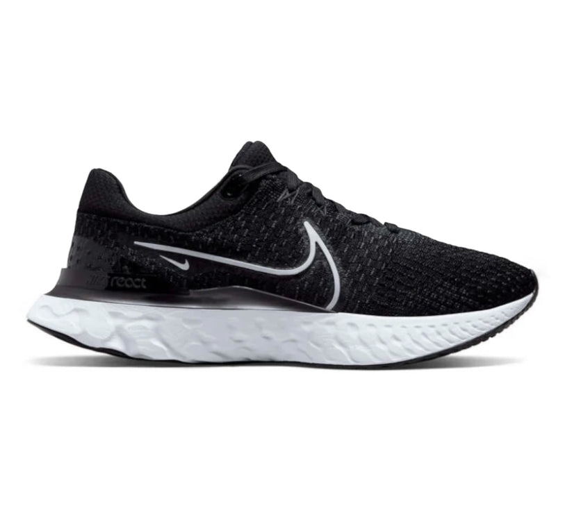 Nike React Infinity Run Flyknit 3 'Black/White' Men's