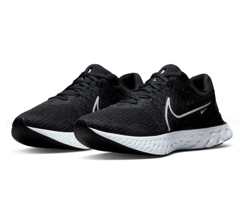 Nike React Infinity Run Flyknit 3 'Black/White' Men's