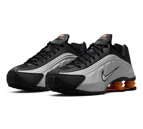 Nike Shox R4 'Black/Grey/Mandarin' Men's