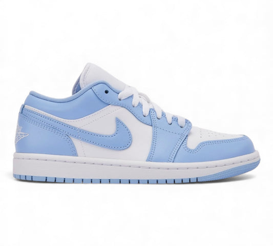 Nike Air Jordan 1 Low 'White/Aluminum' Women's