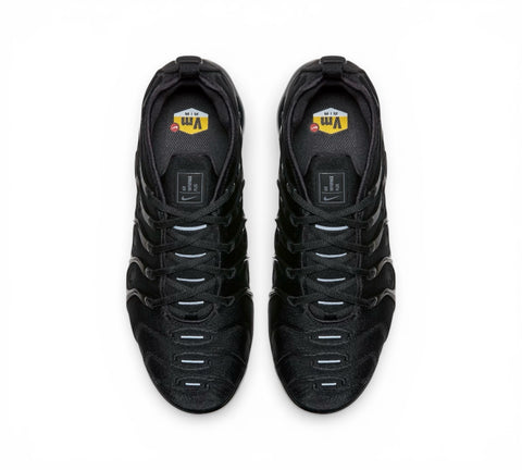Nike Air VaporMax Plus Triple Black Top View