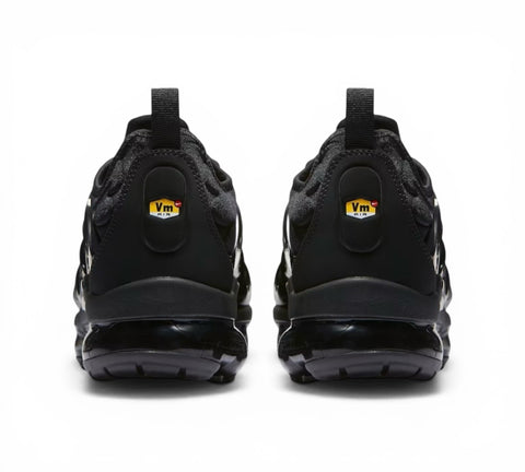Nike Air VaporMax Plus Triple Black Heel View