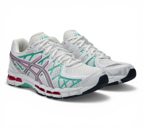 Asics Gel-Kayano 20 White/Aurora Green Watermelon Men's