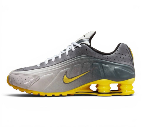 Men's Nike Shox R4 Grey/Bright Citron