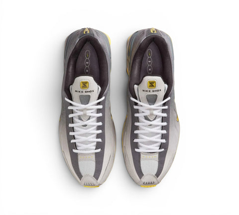 Men's Nike Shox R4 Grey/Bright Citron