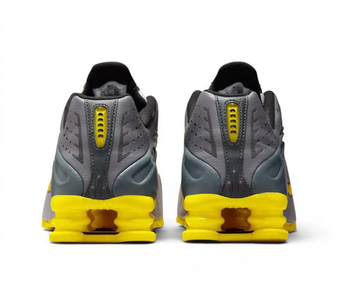 Men's Nike Shox R4 Grey/Bright Citron