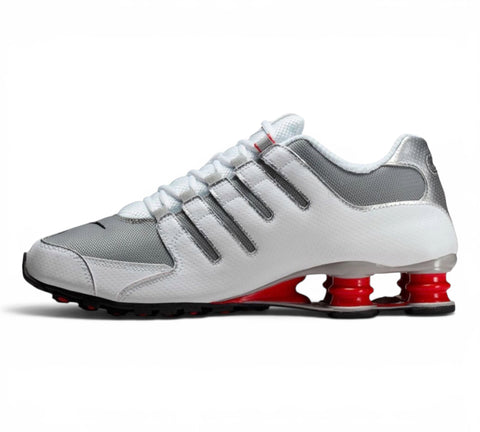 Men's Nike Shox NZ White/Metallic Silver