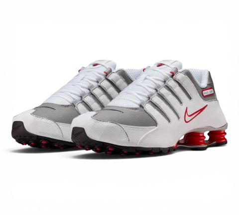 Men's Nike Shox NZ White/Metallic Silver