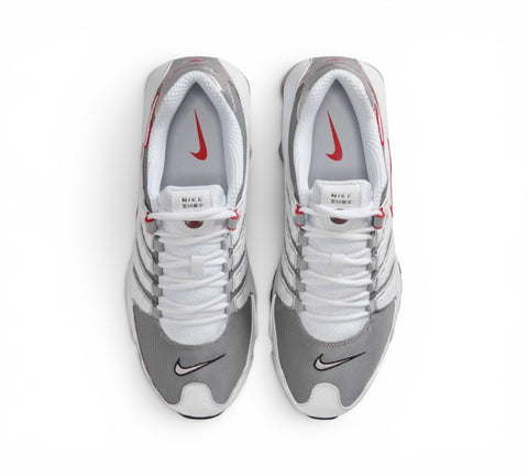 Men's Nike Shox NZ White/Metallic Silver