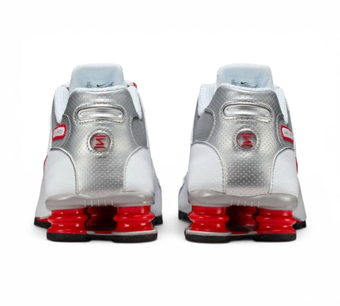 Men's Nike Shox NZ White/Metallic Silver