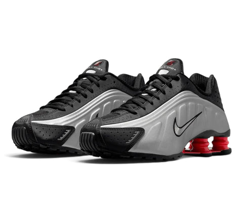 Women's Nike Shox R4 Black/Metallic Silver