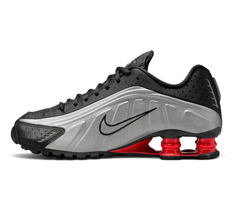 Women's Nike Shox R4 Black/Metallic Silver
