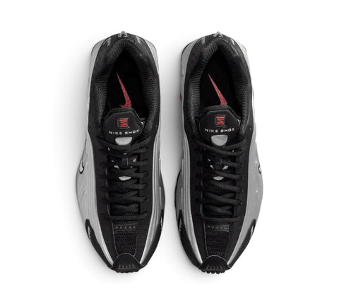 Women's Nike Shox R4 Black/Metallic Silver