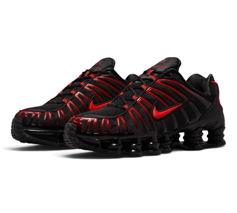 Men's Nike Shox TL Black/Light Crimson