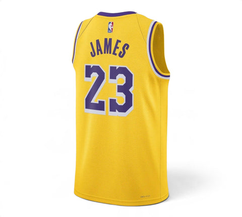 Men's Nike Dri-FIT LeBron James Los Angeles Lakers NBA Swingman Jersey